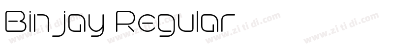 Binjay Regular字体转换 Binjay Regular字体转换
